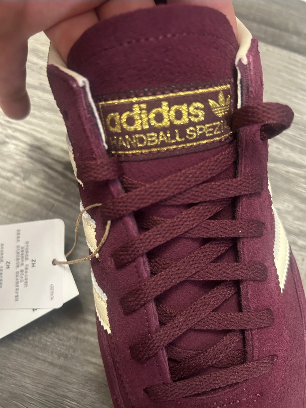 adidas Spezial Women’s Sneakers - Burgundy & Cream - Picture 7 of 7